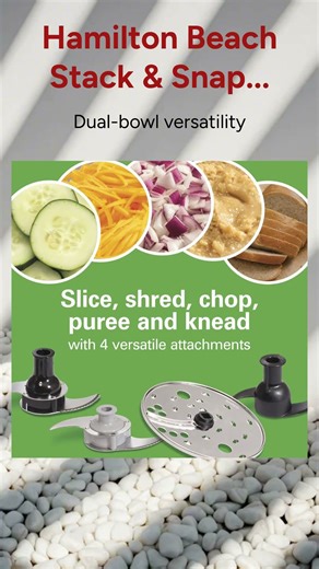 Hamilton Beach Professional Stack & Snap Food Processor