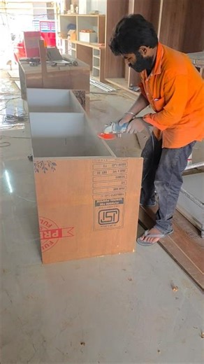 Ultimate Counter Making Process 🔥 | Smart Woodworking Skills #woodworking #shortvideo