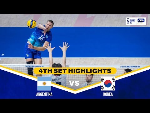 ARGENTINA vs KOREA | SET 4 HIGHLIGHTS | 2025 FIVB Men’s World Championship | Sept. 16