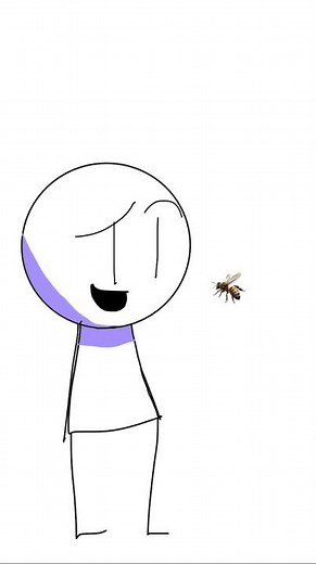 look at this little bee! ANIMATION #memes