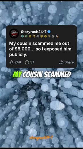 Don’t scam family… it ends badly 💀 #plottwist #curiosity #giveusourstolenmoneyback #redditstories