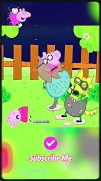 Daddy Pig mutates at night, turns into a monster and attacks Peppa. It’s terrifying.