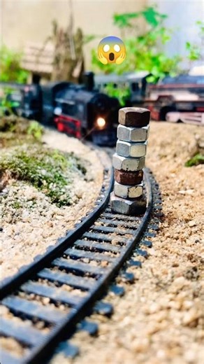 NUTS ⚡️ 😱 VS train rc train crash testing detail 😱 remote control #rccars #shorts​ #mrtrain5