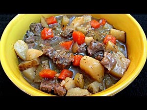 Beef Stew - Carrots, Potatoes, Parsnips and Steak - PoorMansGourmet