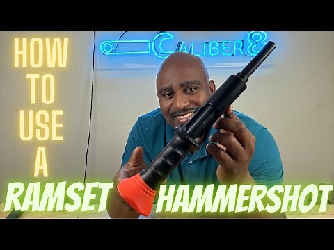 HOW TO USE A RAMSET GUN PART 2 HAMMERSHOT