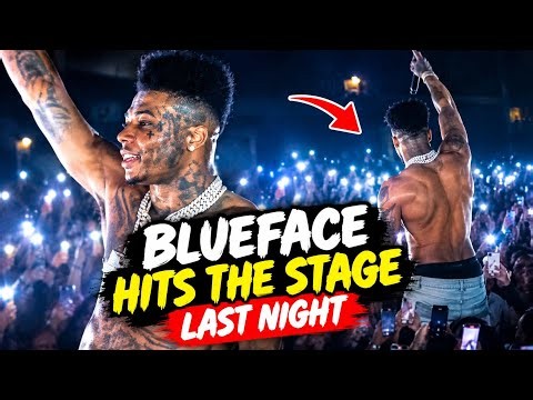 Blueface HITS THE STAGE Last Night