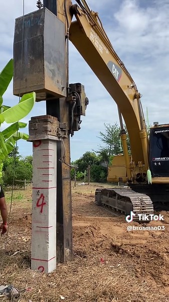 Incredible Concrete Piles in Construction