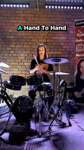 How To Play A 16th Note Drum Groove 🥁. Want more lessons like this? Comment “BEGINNER” and we’ll send you a free eBook. . #drumbeat #drumbeats #drumlesson #learndrums #girldrummer | Love To Learn Drums