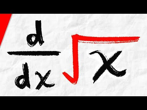 Derivative of sqrt(x) with Power Rule | Calculus 1 Exercises