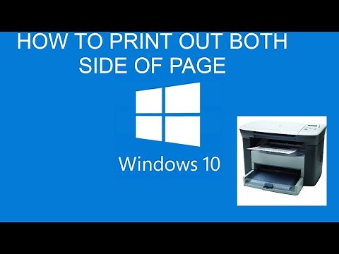 How To Printout Both Sides In HP Laserjet M1005