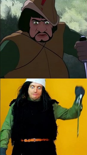 Snow White and the Seven Dwarfs. The hunter wants to kill Snow White.