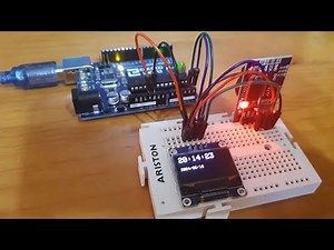Reloj con pantalla OLED 0.96 módulo DS3231 RTC y ARDUINO UNO R3