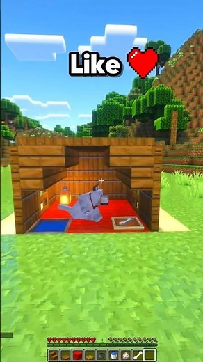 Minecraft Dog House Build Design