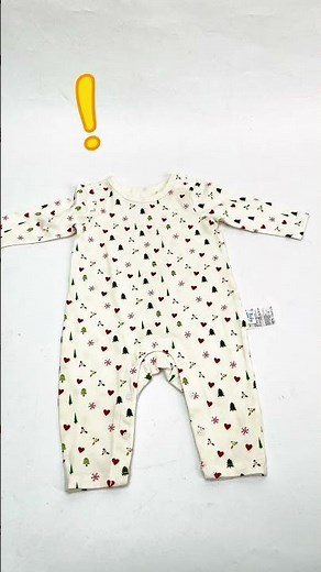 SENSENG Baby Happy Xmas Long Sleeve Romper | Christmas Baby Outfit