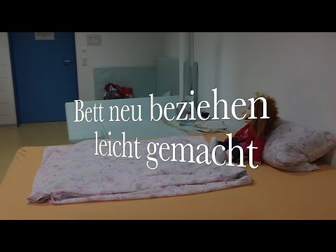 Bett neu beziehen - leicht gemacht