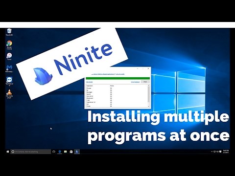 How to install multiple programs at once using Ninite