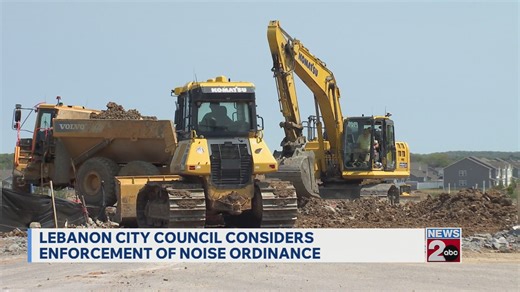 Lebanon City Council considers enforcement of noise ordinance