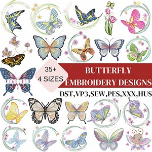 Butterfly Embroidery Design, Mini Butterfly Embroidery, Butterfly Applique Design, Pretty Butterfly,baby Girl Embroidery, Machine Embroidery - Etsy