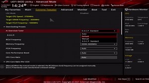 ASUS ROG Crosshair VIII Extreme BIOS Overview
