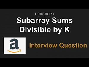 Leetcode 974: Subarray Sums Divisible by K