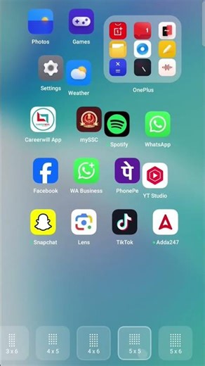 How to set screen layout in your android phone one plus 2t 😱