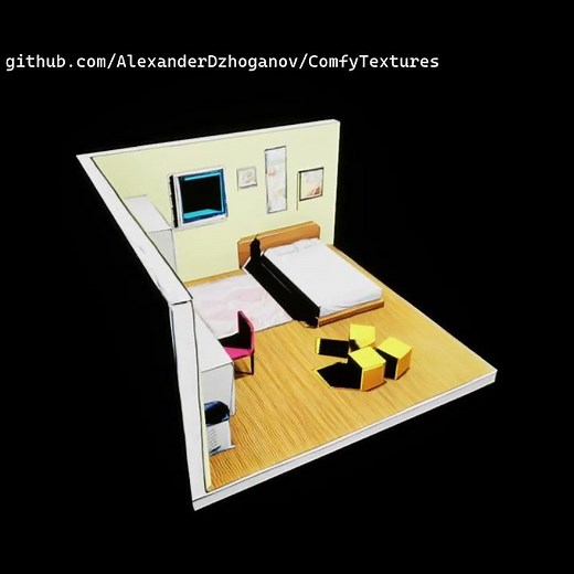 Comfy Textures v0.1 Release - automatic texturing in Unreal Engine using ComfyUI