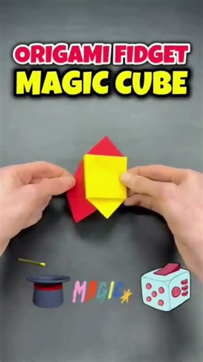 ORIGAMI FIDGET MAGIC CUBE