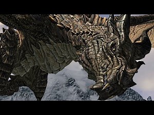 Skyrim - "MIRMULNIR" Dragon Boss Fight Dragon Rising Quest Western Watchtower (LEGENDARY)