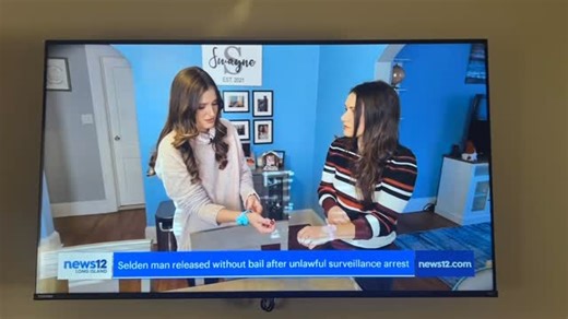 Binkibands on Instagram: "Still smiling from this moment ✨ Binkibands was featured on News12 Long Island, and I had the best time chatting with Jenn Selig right here at my home about the journey, the ups and downs, and how it all started. Grateful for the opportunity to share my story and for the support from our Long Island community 💛 Thank you, News12, for shining a light on small businesses like mine! #Binkibands #News12LongIsland #WomenOwnedBusiness #Mompreneur #NassauCountyNY #LongIslandN