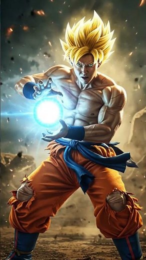Dragon Ball Characters in Real Life - Goku Super Saiyan Awakening 💥#dbz #dragonball #anime #goku