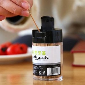 [Hot Item] Chinese Factory Sale 65mm Bamboo Disposable Toothpicks with Plastic Box