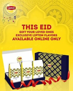 62K views · 897 reactions | Make your Eid special with the exclusive Lipton Gift boxes! Try out our exciting limited edition flavors. Available now at Daraz & Naheed: https://www.daraz.pk/products/lipton-eid-gift-box-i111148471-s1262258773.html?spm=a2a0e.searchlist.list.1.7b554b33WUvP3D&search=1 https://www.naheed.pk/lipton-eid-gift-bundle-box | Lipton | Facebook