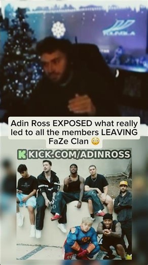 Adin Ross EXPOSED what really led to all the members LEAVING FaZe Clan 😳 #adinross #fazeclan