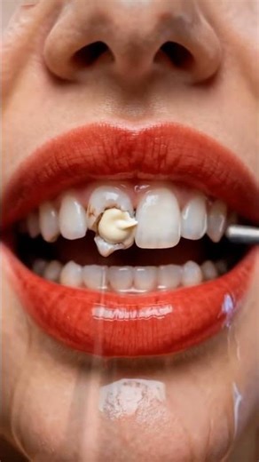 Broken Tooth Repair Transformation 😱 | Satisfying Dental Rebuild 🦷