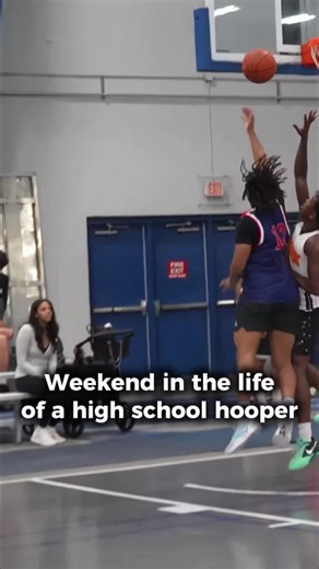 Day in the life of Julian Thomas: basketball hooper routine