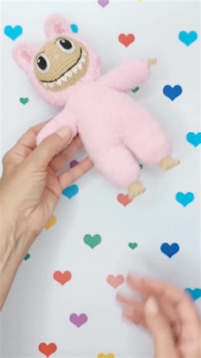 Labubu, Smiling Bunny, Labubu, Crochet Labubu, Monster Toy, PDF, Eng/rus - Etsy UK