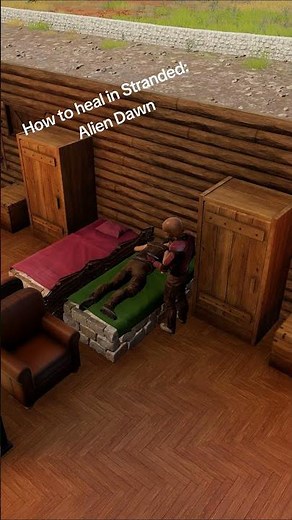 Sick or injured survivors? No problem! Here's how to heal them | #StrandedAlienDawn #gaming #shorts