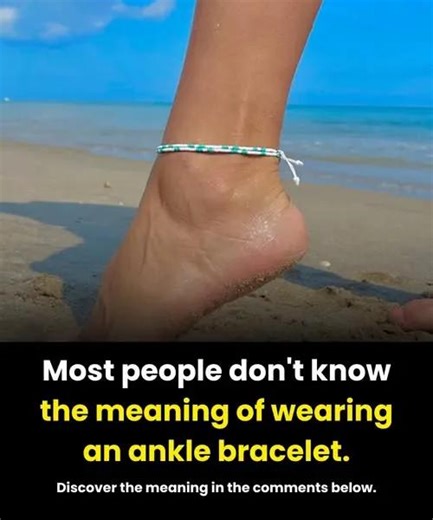 Most people don't know the true meaning of ankle bracelets 👇😨 Look at the first comment 👇👇 | Global Pulse