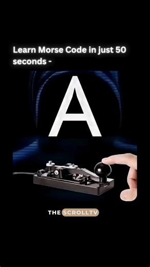 The Scroll TV on Instagram: "Morse code wasn’t just invented — it evolved into one of the most resilient communication systems in history. 📡 From 19th-century telegraph lines to wartime radios, aircraft beacons, SOS signals at sea, and even modern assistive tech, its simplicity made it unstoppable. Short taps, long taps — and suddenly distance, noise, and technology barriers didn’t matter. Nearly 200 years later, Morse code still proves one thing: sometimes the most powerful systems are the sim