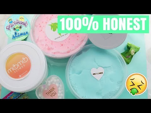 100% HONEST FAMOUS SLIME SHOP REVIEW! Parakeet Slimes, Momo Slimes, Uniicorn Slime Shop