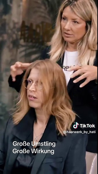 Umstyling für strahlende blonde Haare in Frankfurt