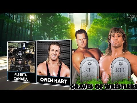 Tombstones Of WWE Wrestlers | Graves Of Wrestlers | Cemetery Of Superstars