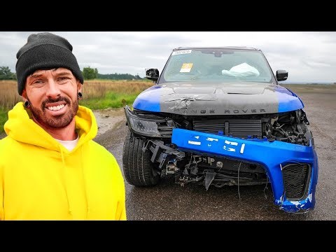 J'AI ACHETÉ UN RANGE ROVER SVR ACCIDENTÉ ET J'AI ESSAYÉ DE LE RÉPARER EN 7 JOURS