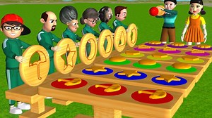 723K views · 10K reactions | Scary Teacher 3D vs Squid Game Throwing Put in Key Lock Dalgona Candy Shapes Challenge Who_s Boss #funny #comedy #animation #scary | Pr Tom | Facebook