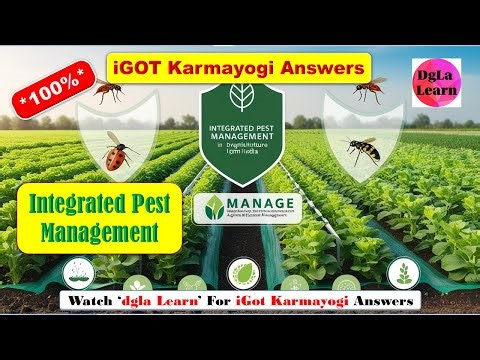Integrated Pest Management | iGot Karmayogi Answers