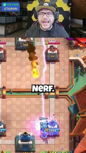 THEY NERFED ZAP 🙏😔🫠 #clashroyale