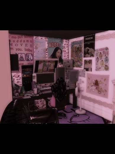 Remaking My Gyaru Sim's Room in The Sims 4