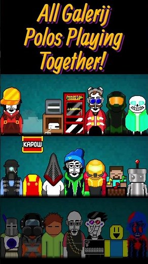 All Galerij Polos Playing Together #shorts #incredibox