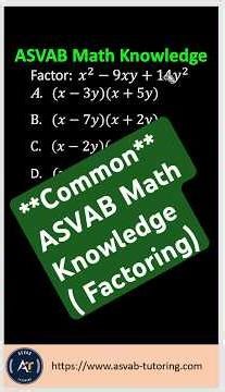 Very Important ASVAB Math knowledge practice. #asvab #asvabprep #asvabmathknowledge #asvabtutor