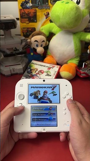 Mario Kart 7 on a matching 2DS!!